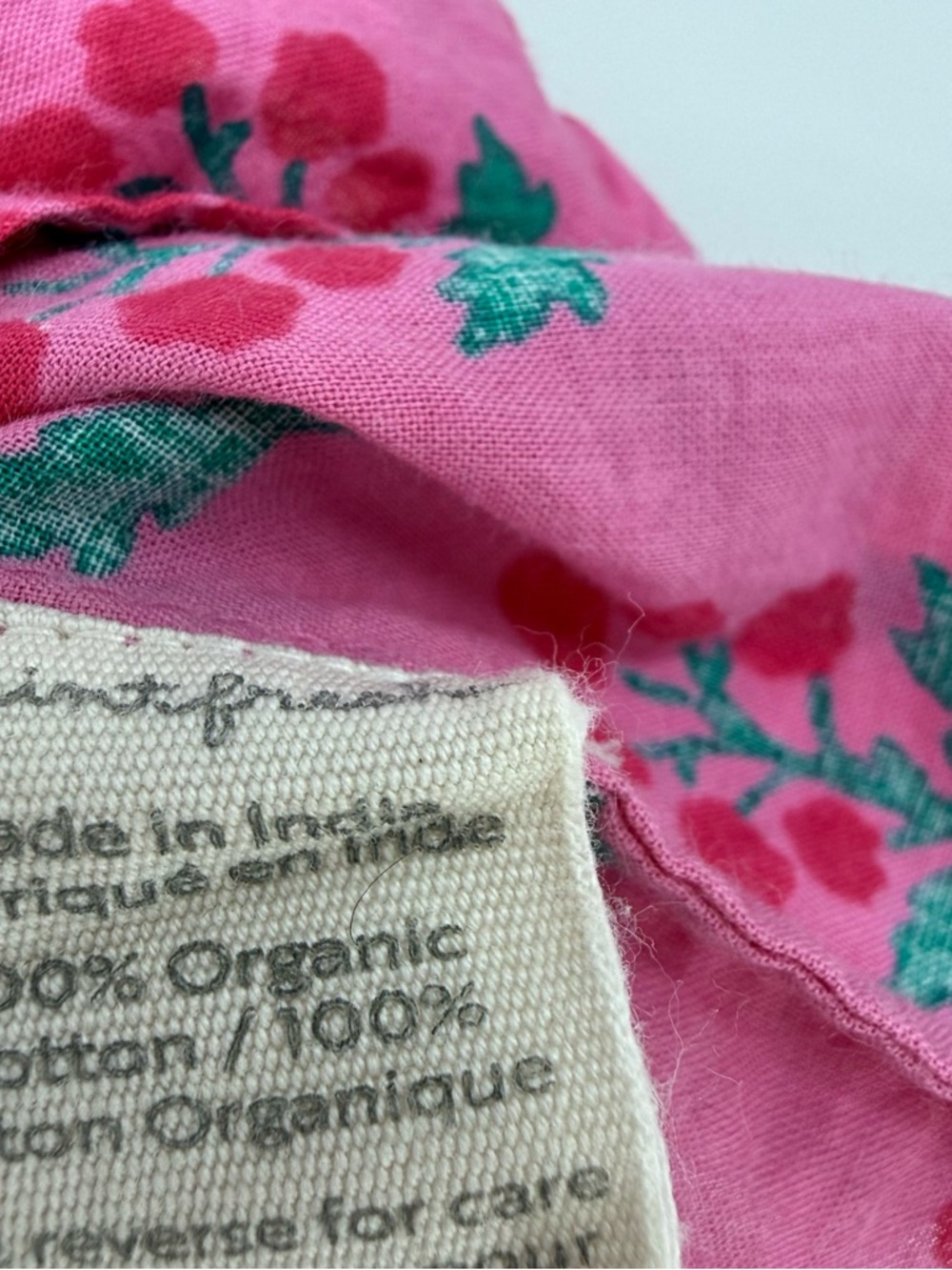 Printfresh Pink Floral Peasant Blouse - Picture 5 of 16